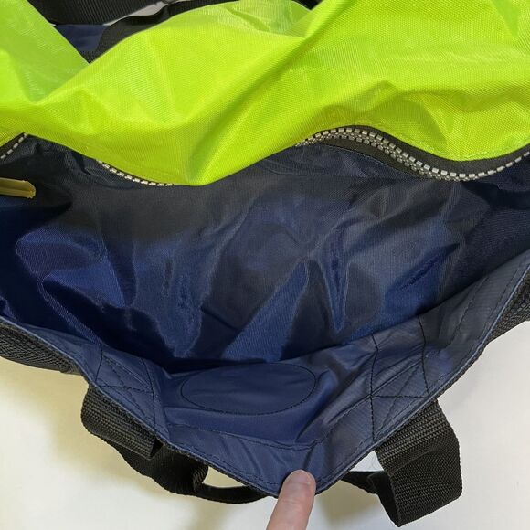 Vintage Disney channel promotional duffel soft flexible bag green/blue/black Y2K main image 8